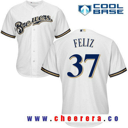 Neftali Feliz All Milwaukee Brewers white jersey