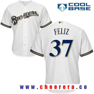 Neftali Feliz All Milwaukee Brewers white jersey
