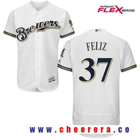 Neftali Feliz All Milwaukee Brewers white jersey