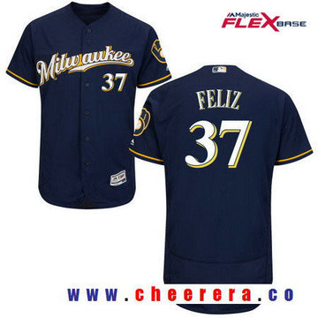 Neftali Feliz Milwaukee Brewers navy jersey