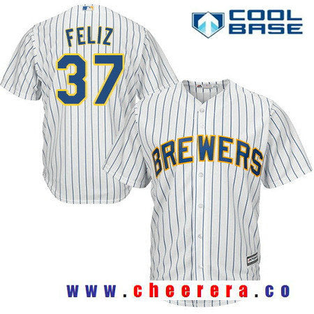 Neftali Feliz Milwaukee Brewers white Home jersey