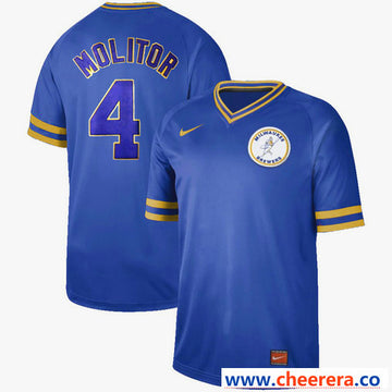 Paul Molitor Milwaukee Brewers Legend jersey