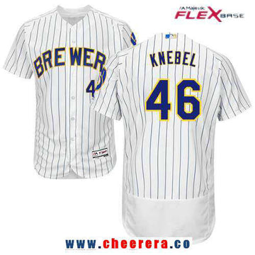 Corey Knebel Milwaukee Brewers white jersey