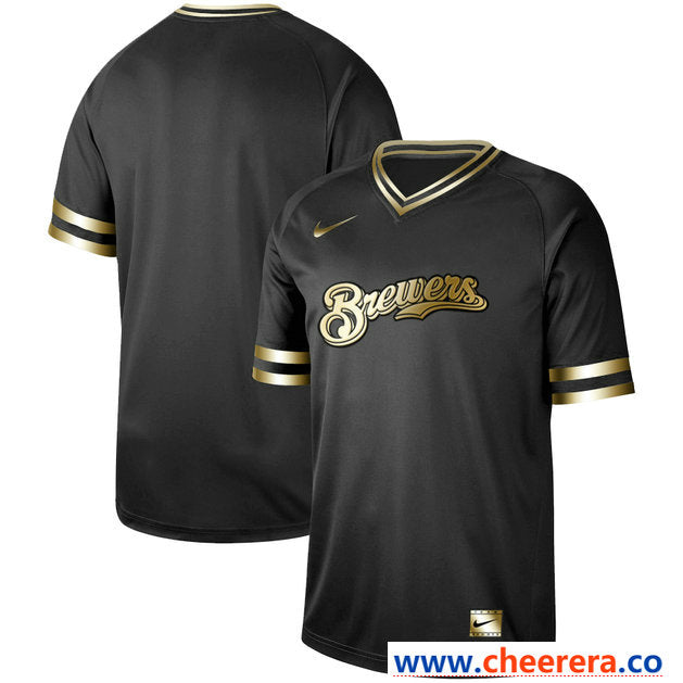 Milwaukee Brewers black jersey