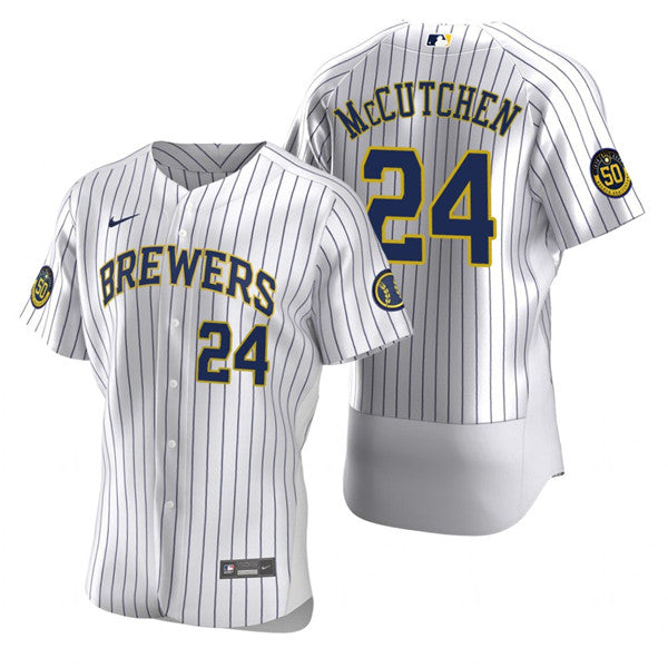 Milwaukee Brewers cream jersey