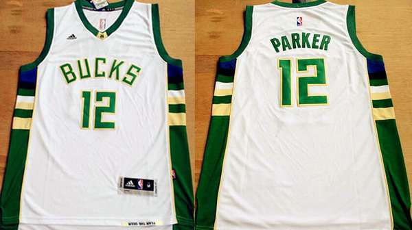 Jabari Parker Revolution Milwaukee Bucks white jersey