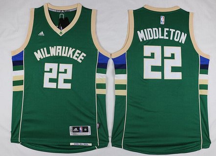 Khris Middleton Revolution Milwaukee Bucks green jersey