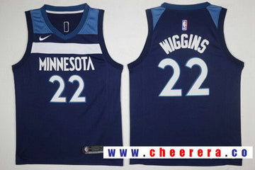 Andrew Wiggins Minnesota Timberwolves navy jersey