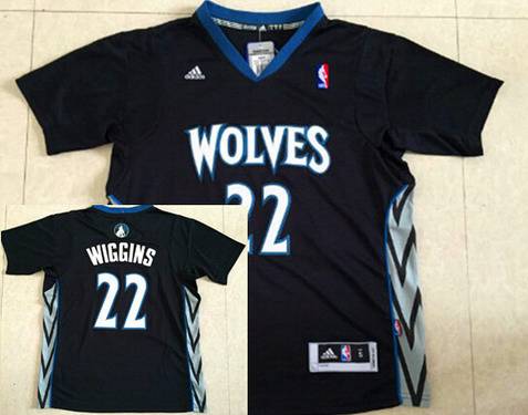 Andrew Wiggins Revolution Minnesota Timberwolves black jersey