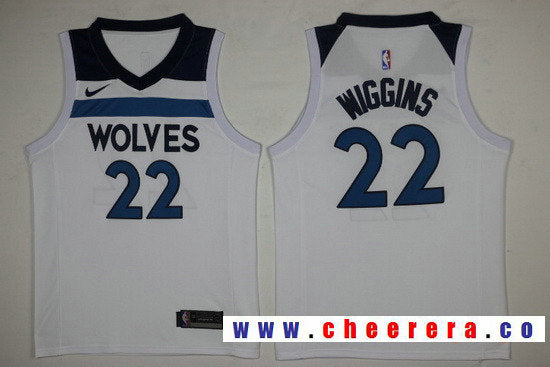 Andrew Wiggins Minnesota Timberwolves white jersey