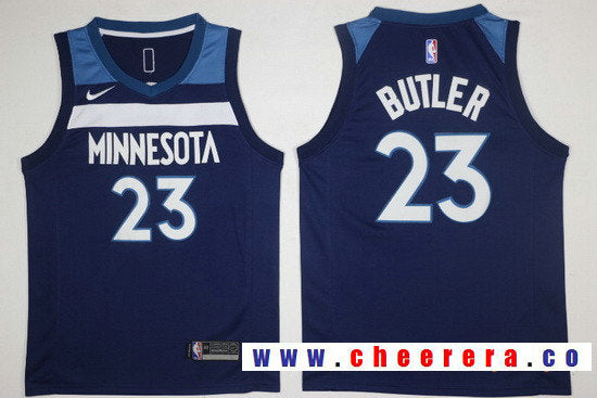 Jimmy Butler Minnesota Timberwolves navy jersey
