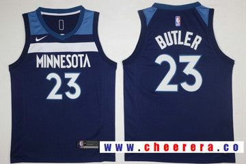 Jimmy Butler Minnesota Timberwolves navy jersey