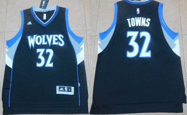 Karl-Anthony Towns Revolution Minnesota Timberwolves black jersey