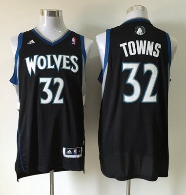 Karl-Anthony Towns Revolution Minnesota Timberwolves black jersey