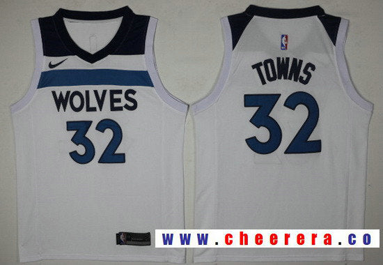 Karl-Anthony Towns Minnesota Timberwolves white jersey