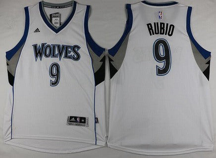Ricky Rubio Revolution Minnesota Timberwolves white jersey