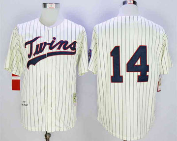 Kent Hrbek Minnesota Twins cream Throwback jersey