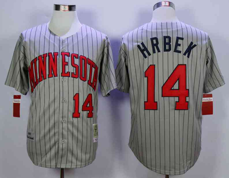 Kent Hrbek Minnesota Twins grey Throwback jersey
