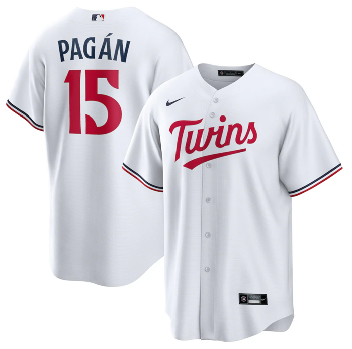 Emilio Pagán Minnesota Twins white jersey