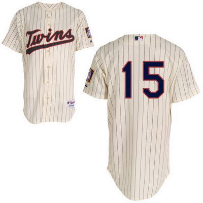 Glen Perkins Minnesota Twins cream jersey