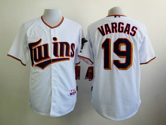 Kennys Vargas Minnesota Twins white jersey