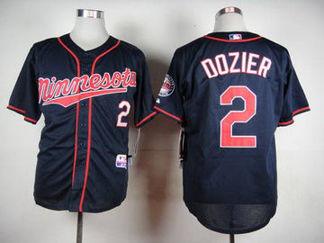 Brian Dozier New Minnesota Twins navy jersey