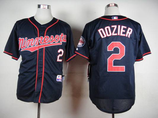 Brian Dozier New Minnesota Twins navy jersey