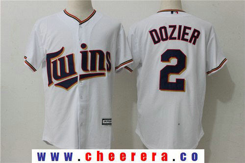Brian Dozier Minnesota Twins white Home jersey