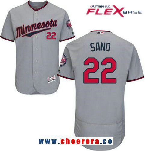 Miguel Sano Minnesota Twins gray Road jersey