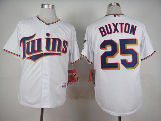 Byron Buxton Minnesota Twins white jersey