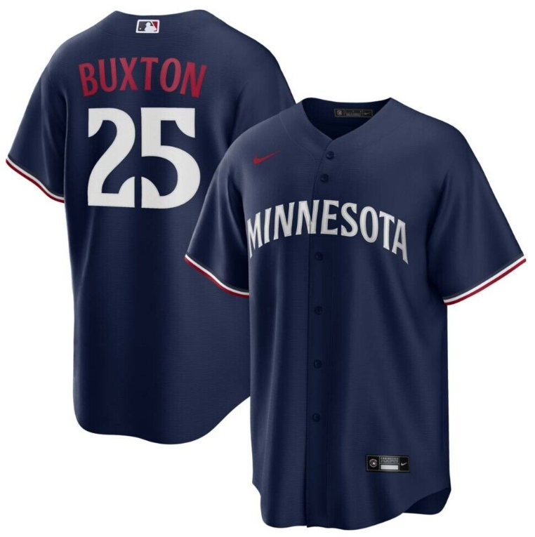 Byron Buxton Minnesota Twins navy jersey