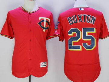 Byron Buxton Minnesota Twins red jersey