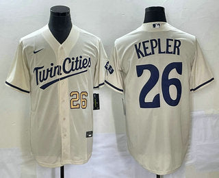 Max Kepler Number Minnesota Twins cream City Connect jersey