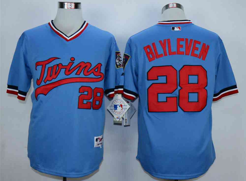 Bert Blyleven Minnesota Twins blue Cooperstown jersey