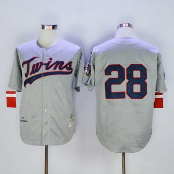 Bert Blyleven Minnesota Twins gray Throwback jersey