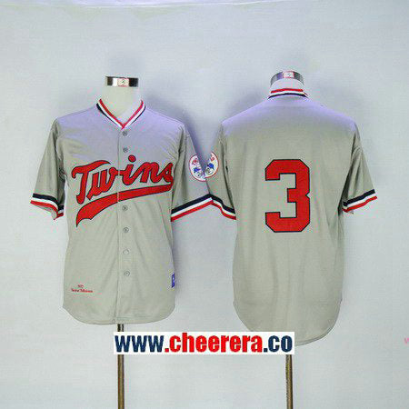 Harmon Killebrew Minnesota Twins gray Throwback jersey
