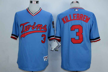 Harmon Killebrew Minnesota Twins blue Cooperstown jersey