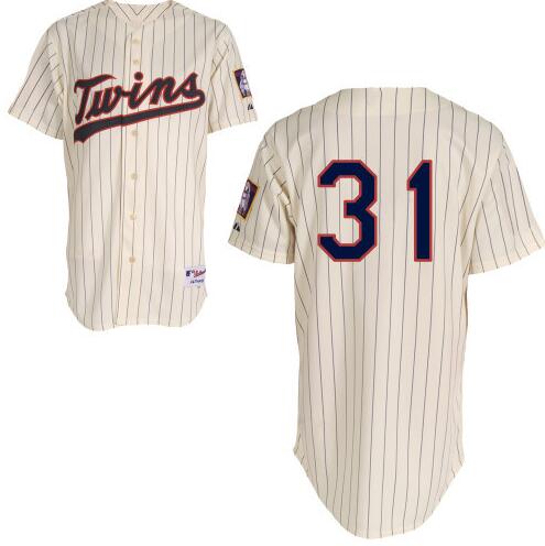 Oswaldo Arcia Minnesota Twins cream jersey