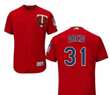 Oswaldo Arcia Minnesota Twins red jersey