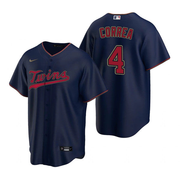 Carlos Correa Minnesota Twins navy jersey