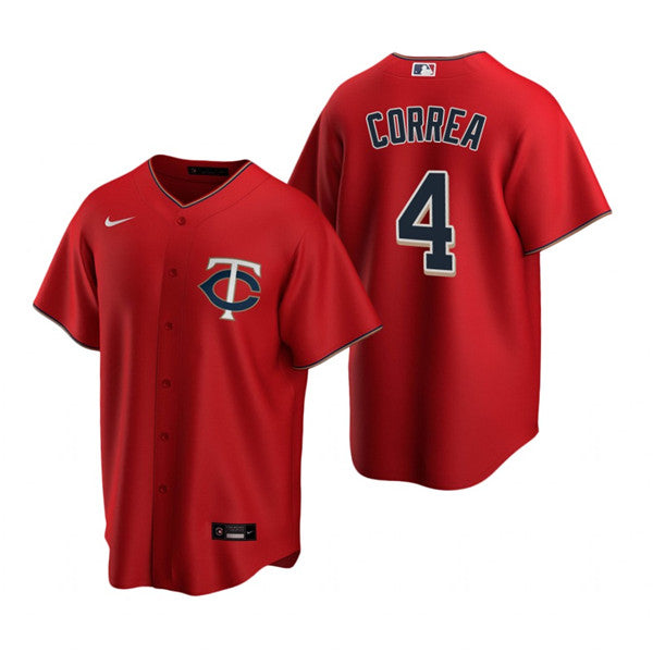 Carlos Correa Minnesota Twins red jersey