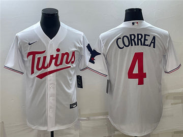Carlos Correa Minnesota Twins white jersey