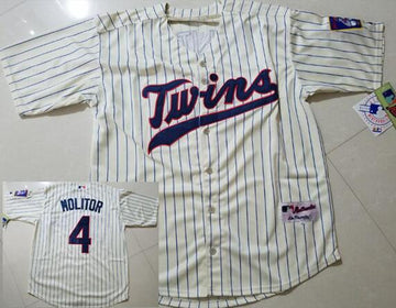 Paul Molitor Minnesota Twins cream jersey