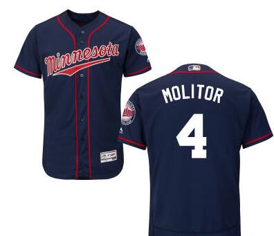 Paul Molitor Minnesota Twins navy jersey