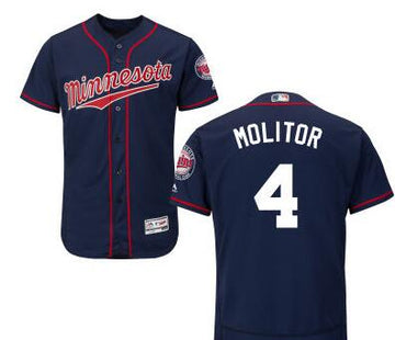 Paul Molitor Minnesota Twins navy jersey