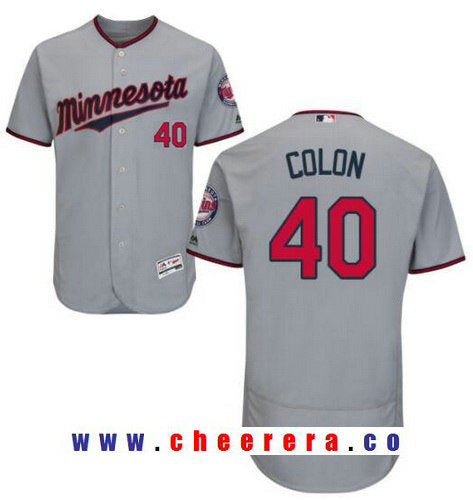 Bartolo Colon Minnesota Twins gray Road jersey