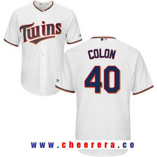 Bartolo Colon Minnesota Twins white Home jersey