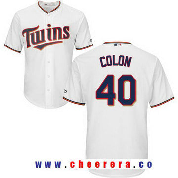Bartolo Colon Minnesota Twins white Home jersey
