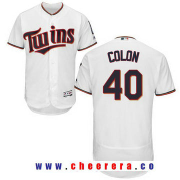 Bartolo Colon Minnesota Twins white Home jersey