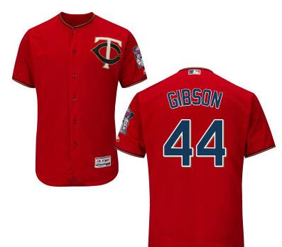 Kyle Gibson Minnesota Twins red jersey